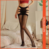 Women's Lace Open-Stockings & Pentie Combo